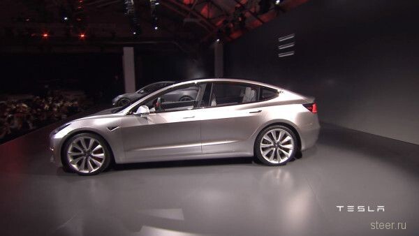 Tesla Model 3 представлена официально