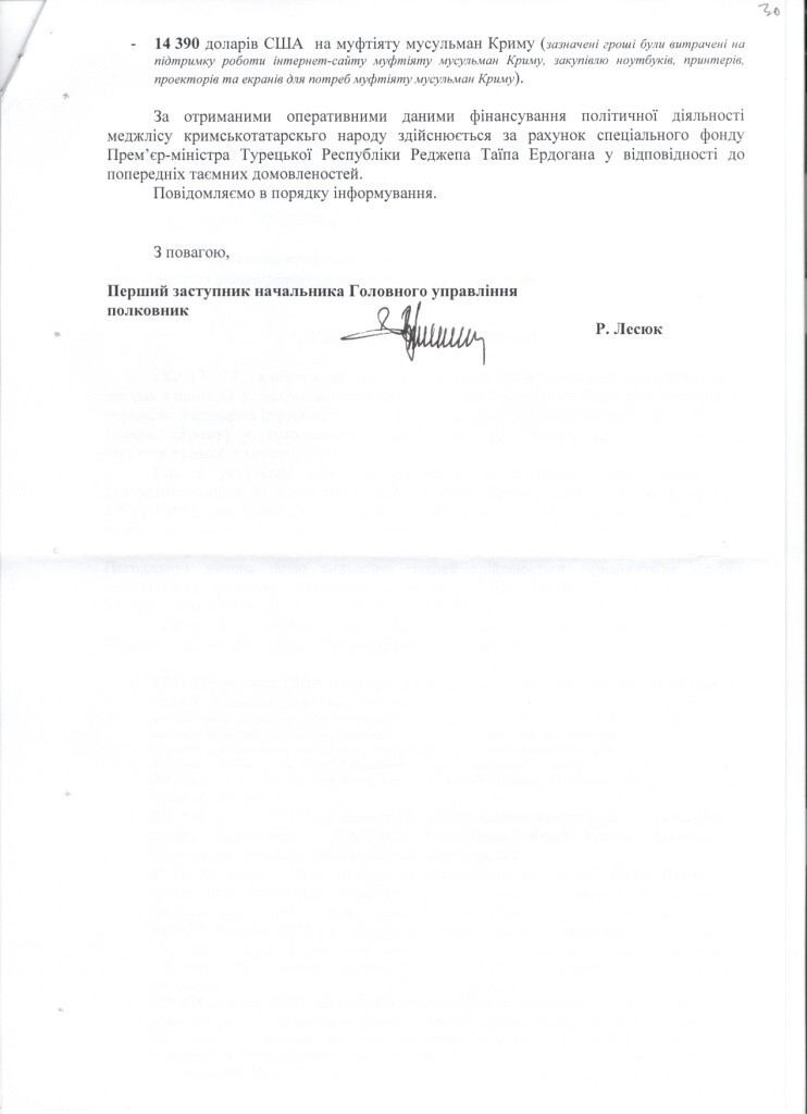 Рассекреченные документы: Джемилев оказался турецким агентом