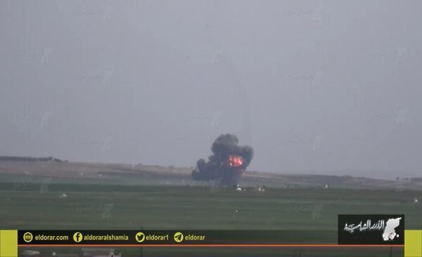 Под Алеппо сбит Су-22 Сирийских ВВС