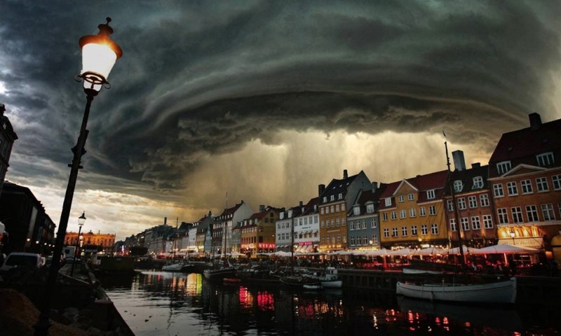 Местами дожди. Копенгаген, Дания.