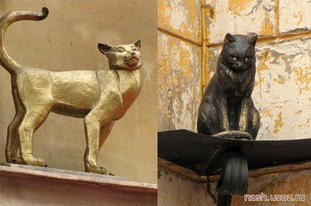 4. Памятник коту Елисею и кошке Василисе