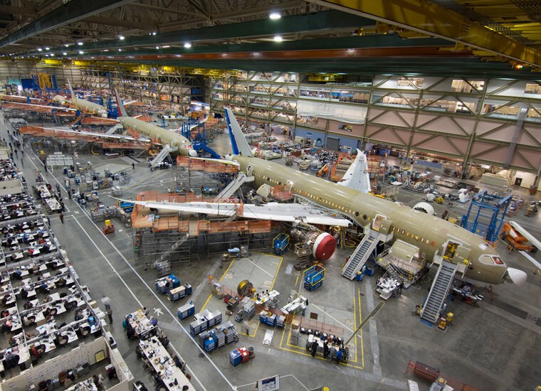 Производственный объект Boeing в Эверетте, Вашингтон