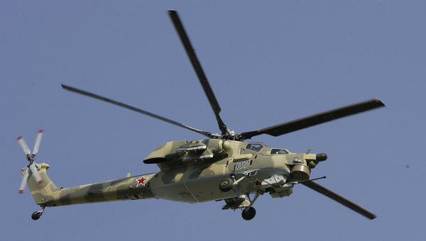 В районе Хомса разбился российский вертолет Ми-28H