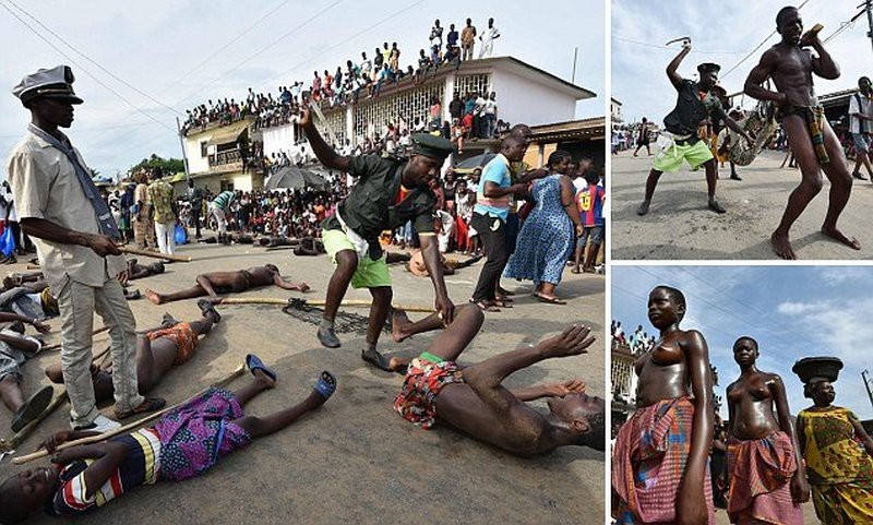 Воспоминания о рабстве: карнавал с жестокими сценами в Кот-д'Ивуар