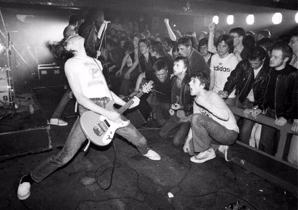 The Ramones в ливерпульском Eric’s Club, Великобритания, май 1977 года.
