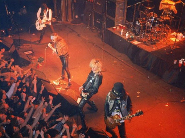 Guns N’ Roses в отеле The Ritz, Нью-Йорк, 1988 год.