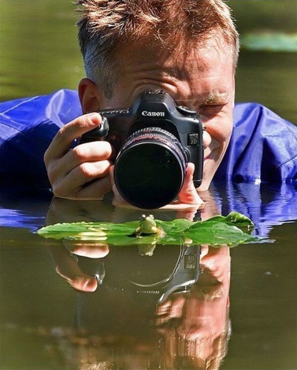 Работа фотографа 