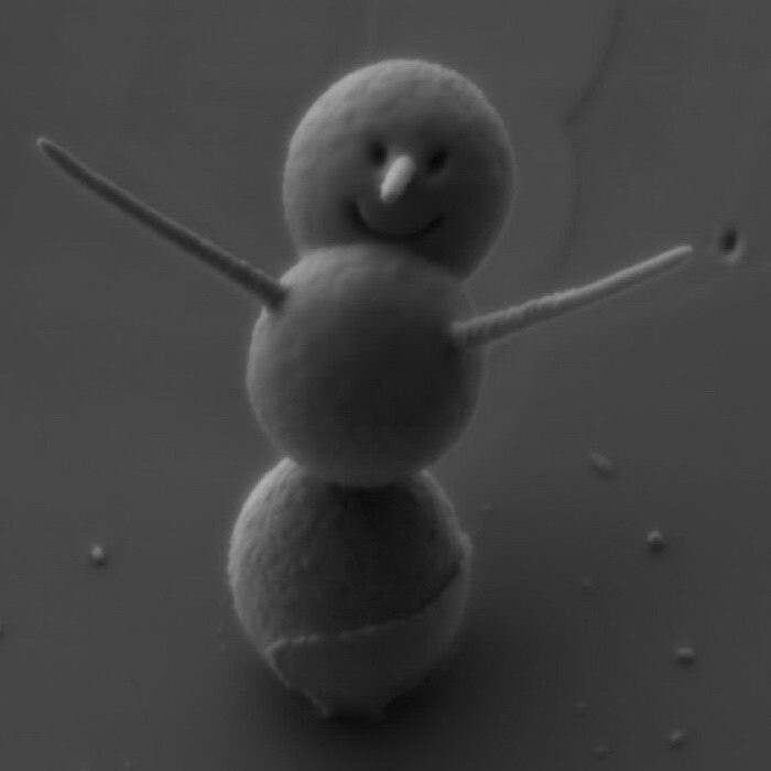 Самый маленький снеговик на планете Земля 