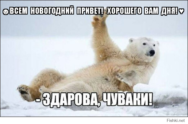 ☻ВСЕМ  НОВОГОДНИЙ  ПРИВЕТ!   ХОРОШЕГО  ВАМ  ДНЯ! ♥  