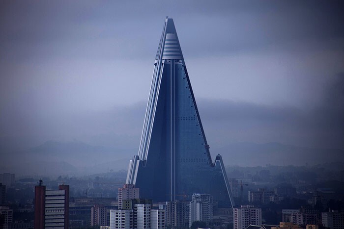 # 21 Отель Ryugyong, Пхеньян, Северная Корея