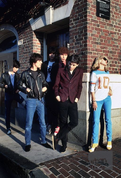 Blondie photographed on 21st May 1978 in Boston, MA. while on their first US tour.