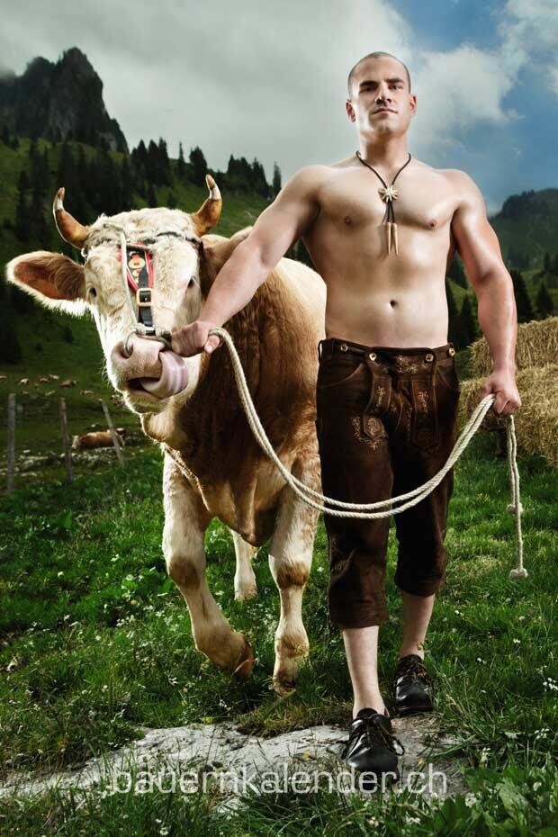 Швейцарские ковбои в горячем календаре