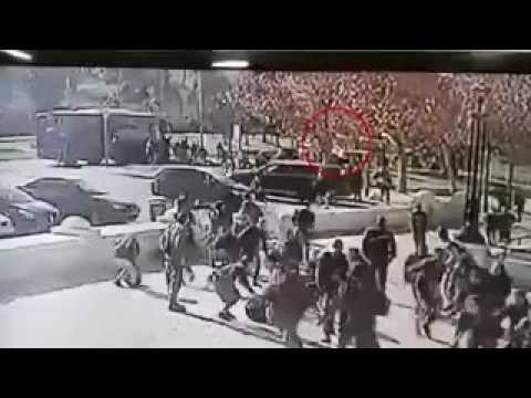 Теракт в Иерусалиме попал на видео 