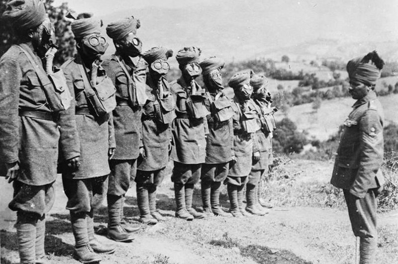 Индийские солдаты на учениях