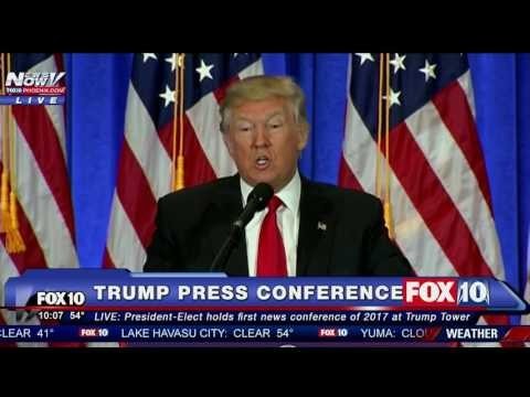 Трамп на своей первой пресс-конференции не дал слово репортеру CNN, назвав телеканал «ужасной органи 