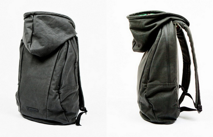1. Hooded Backpack.Рюкзак с капюшоном.