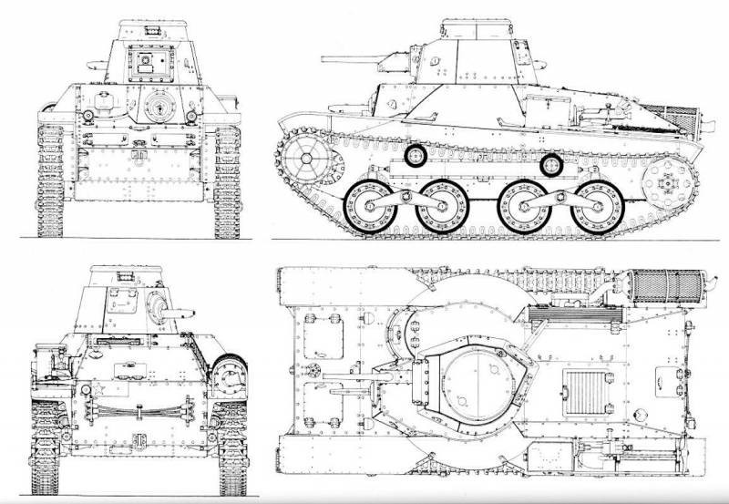 Танк Ха-Го, самый массовый японский танк Второй Мировой Войны