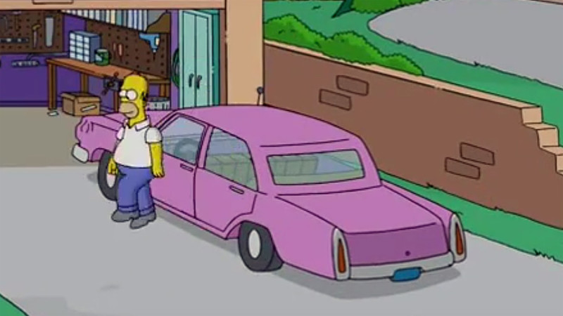 В «Симпсонах» впервые назвали марку автомобиля Гомера