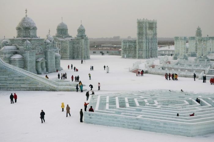 Фестиваль снега и льда в Харбине 2017