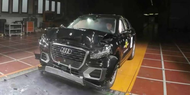 Кроссовер Audi Q2 прошел краш-тест Euro NCAP на 5 звезд