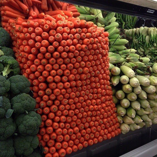 От этой морковки глаз не отвести 