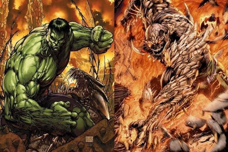 3. Халк (Marvel) и Думсдей (DC) 