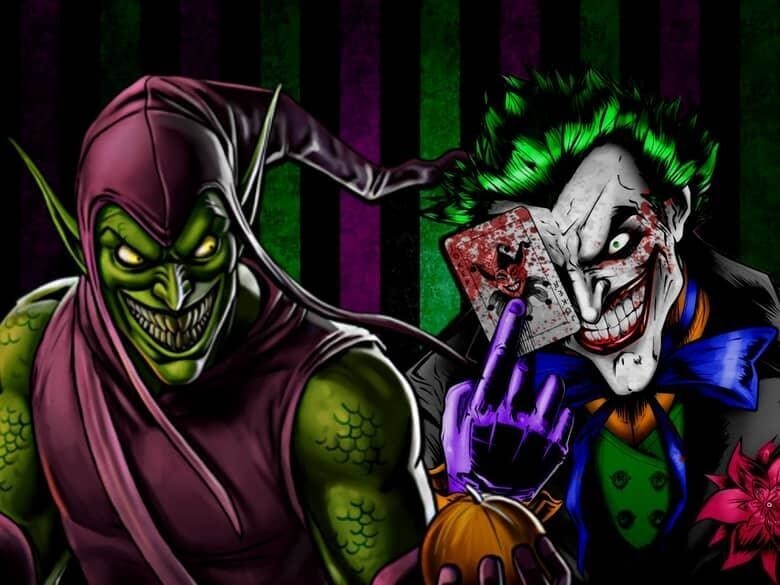 6. Зеленый Гоблин (Marvel) и Джокер (DC) 