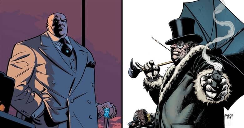 10. Пингвин(DC) и Кингпин (Marvel) 