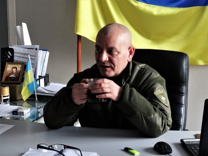 руководитель военно-гражданской администрации Красногоровки Олег Ливанчук