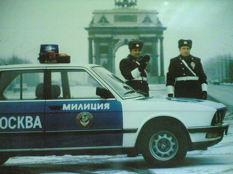  Машина Милиции СССР - BMW 5-ой серии в кузове Е12. СССР, 1980-е. 
