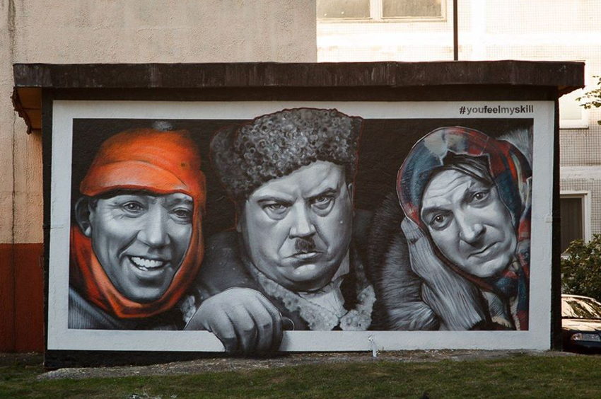 Лучшие уличные художники России