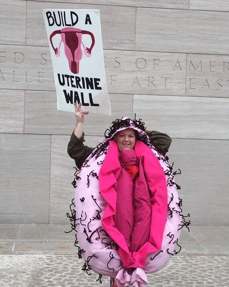 Фрейд перевернулся в гробу: жительницы США надели костюмы вагин в поддержку демократов