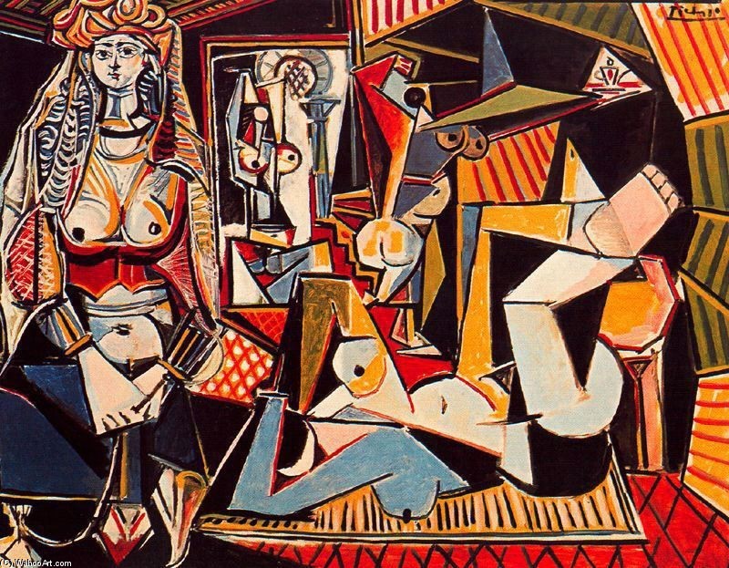 IV место - "Алжирские женщины", Пабло Пикассо