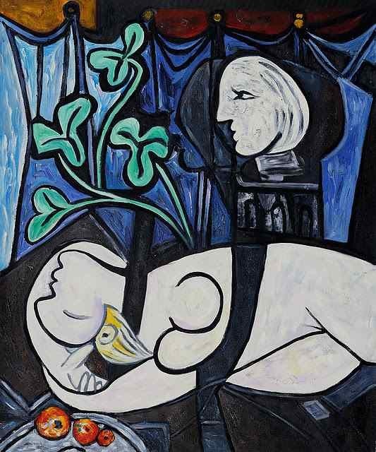 XV место - "Обнаженная, зеленые листья и бюст", Пабло Пикассо