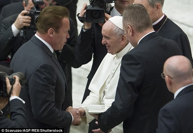 25 января голливудский актер посетил генеральную аудиенцию Папы Римского Франциска в Ватикане
