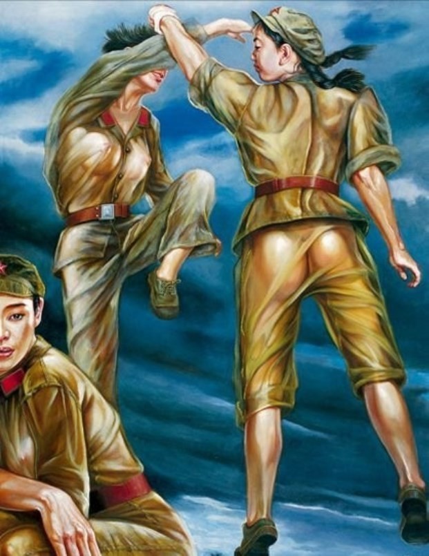 Девушки китайской армии
