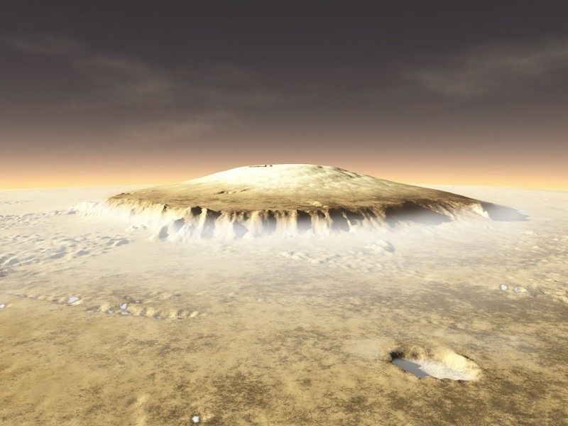  Олимп - гигант на Марсе