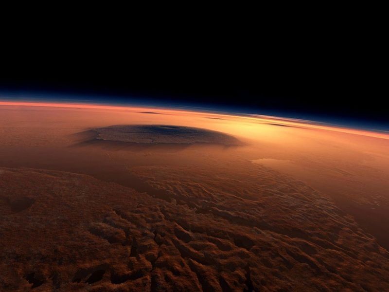  Олимп - гигант на Марсе