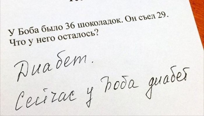 Креативные ответы на задания от студентов и школьников