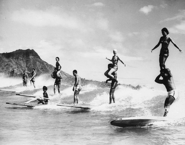 Серферы на Гавайях, 1960-е