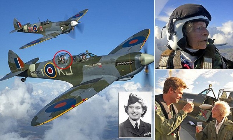 Британская военная летчица ошарашила всех в день своего 100-летнего юбилея!
