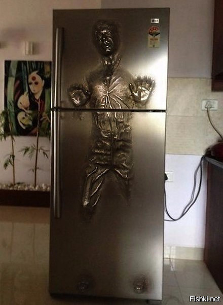 3D наклейка на холодильник