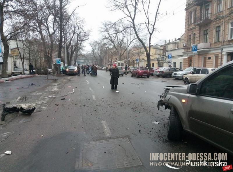 Авария дня. Массовое ДТП в центре Одессы