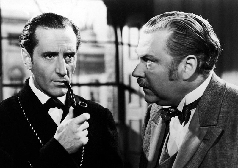 1939 г. Приключения Шерлока Холмса. В роли Холмса Бейзил Рэтбоун