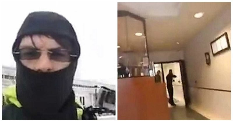Слабоумие и отвага: активисты движения за открытое ношение оружия в масках и с AK-47 устроили переполох в полицейском участке