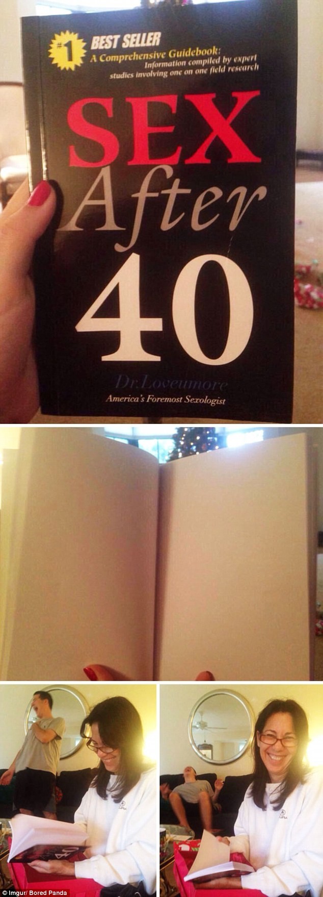 И наконец - подарочное издание «Секс после 40 лет». Страницы чисты...