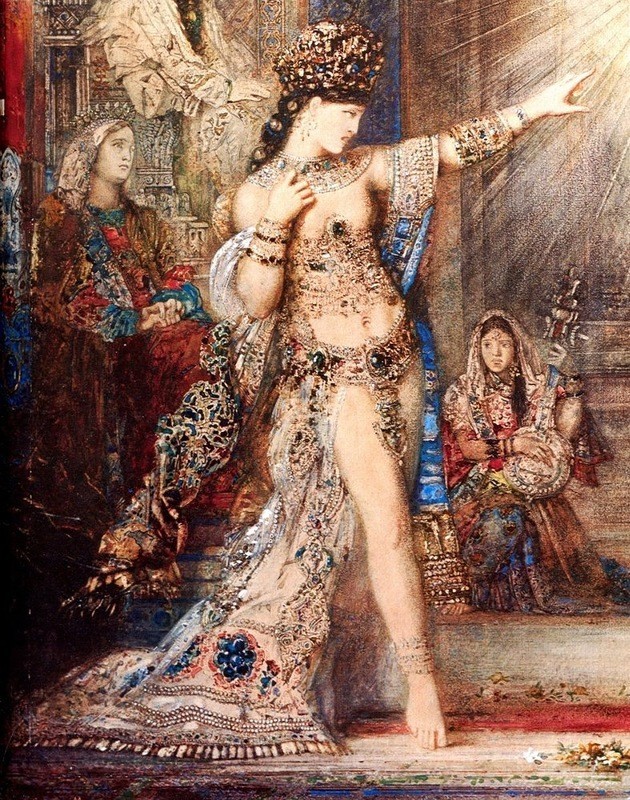 Саломея, танцующая перед Иродом. Гюстав Моро, 1874 г