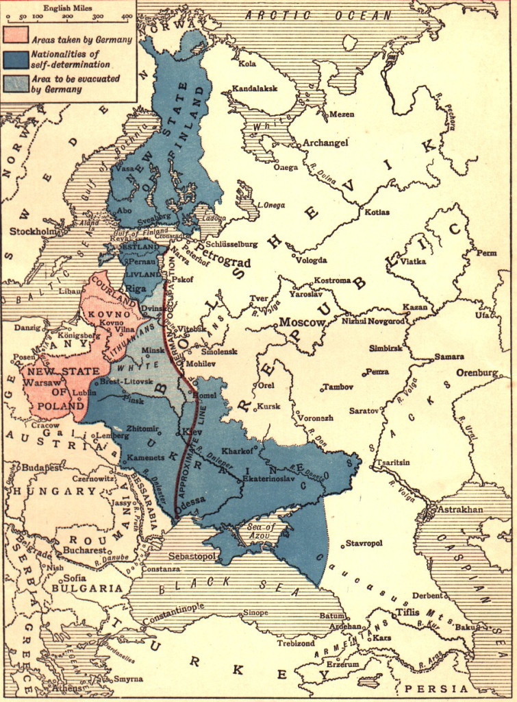 Брест-Литовский мирный договор.1917