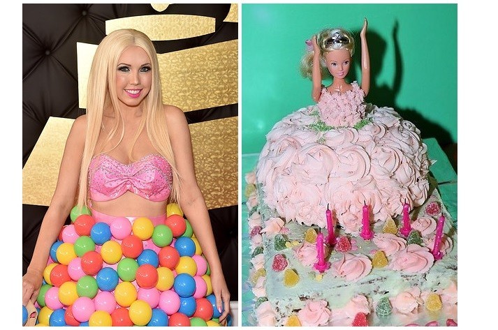 11. Girl Crush и торт с Барби 