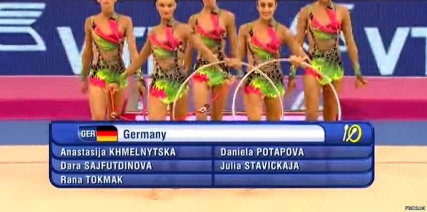 Немного сборной Германии по художественной гимнастике вам в ленту